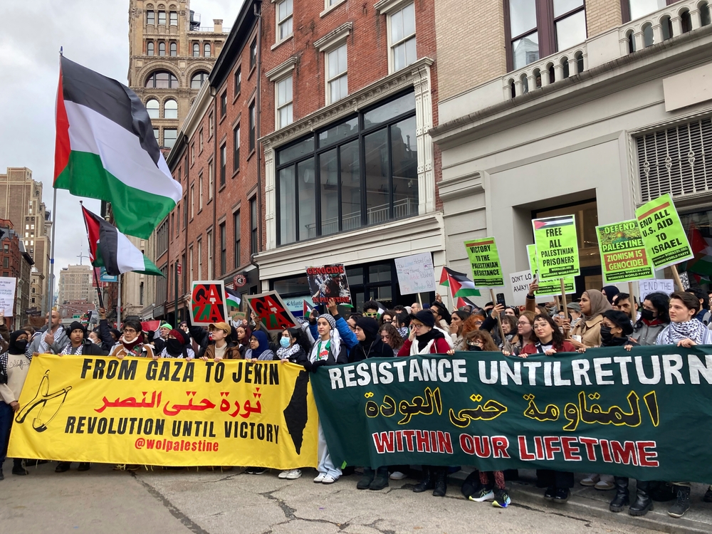 Arab US protestors